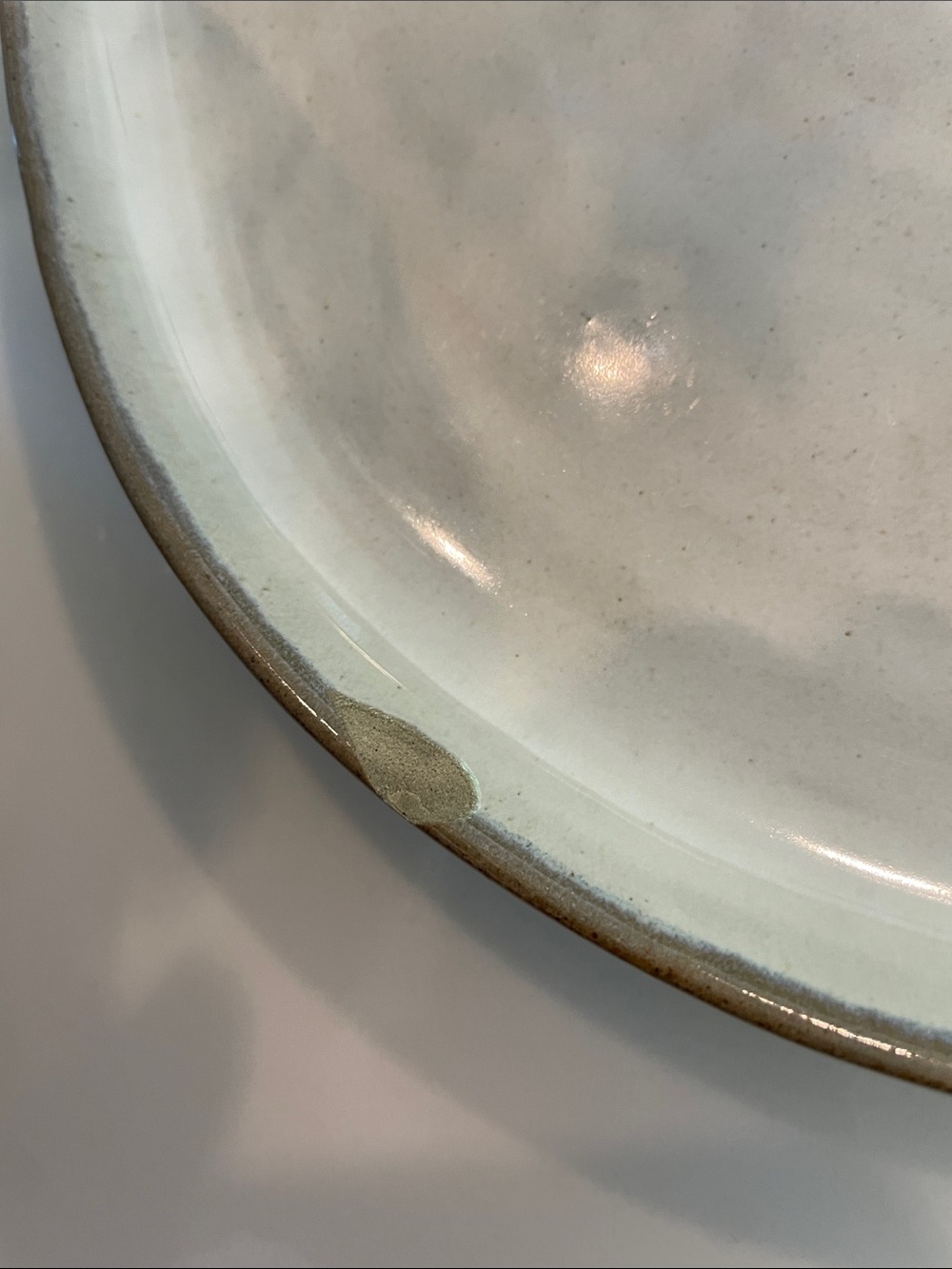 Neutral Gray Ceramic Dinner Plate Set - Home Dining - Picture 4 of 4